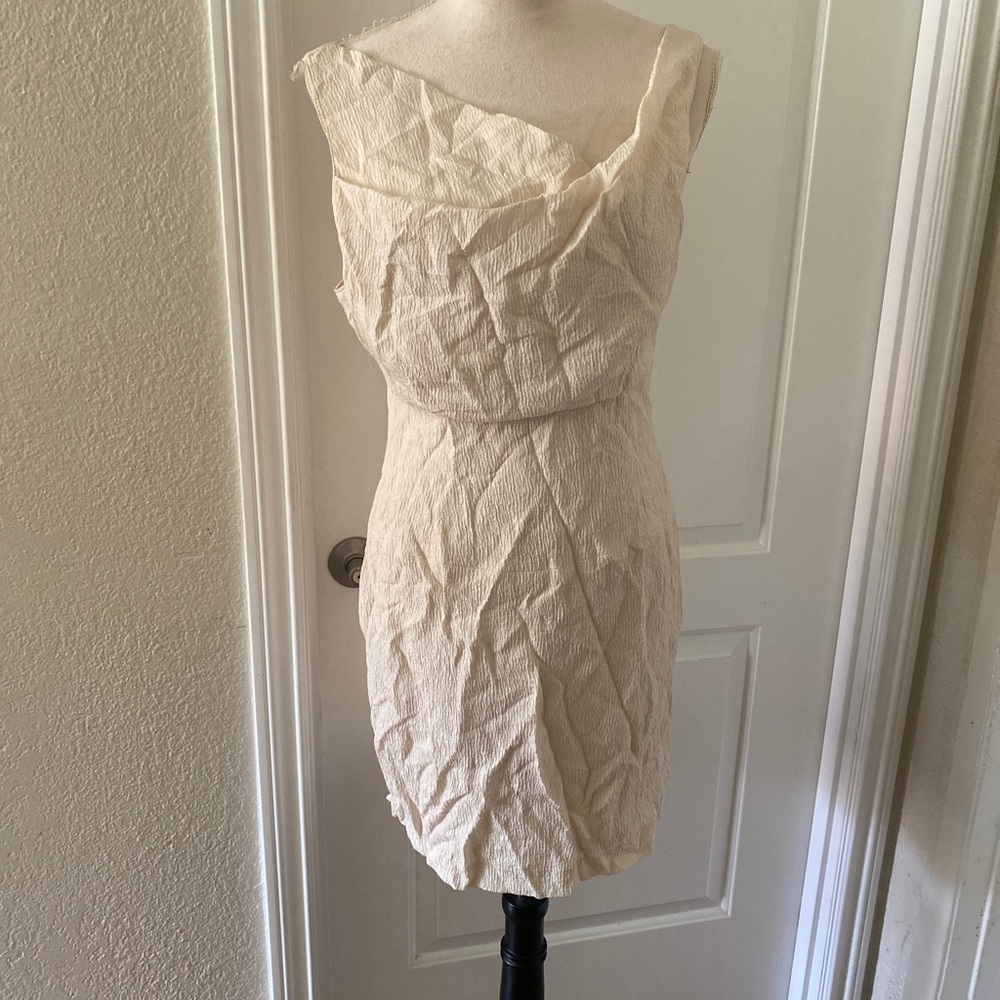 NWT Black Halo off white dress - Picture 7 of 12